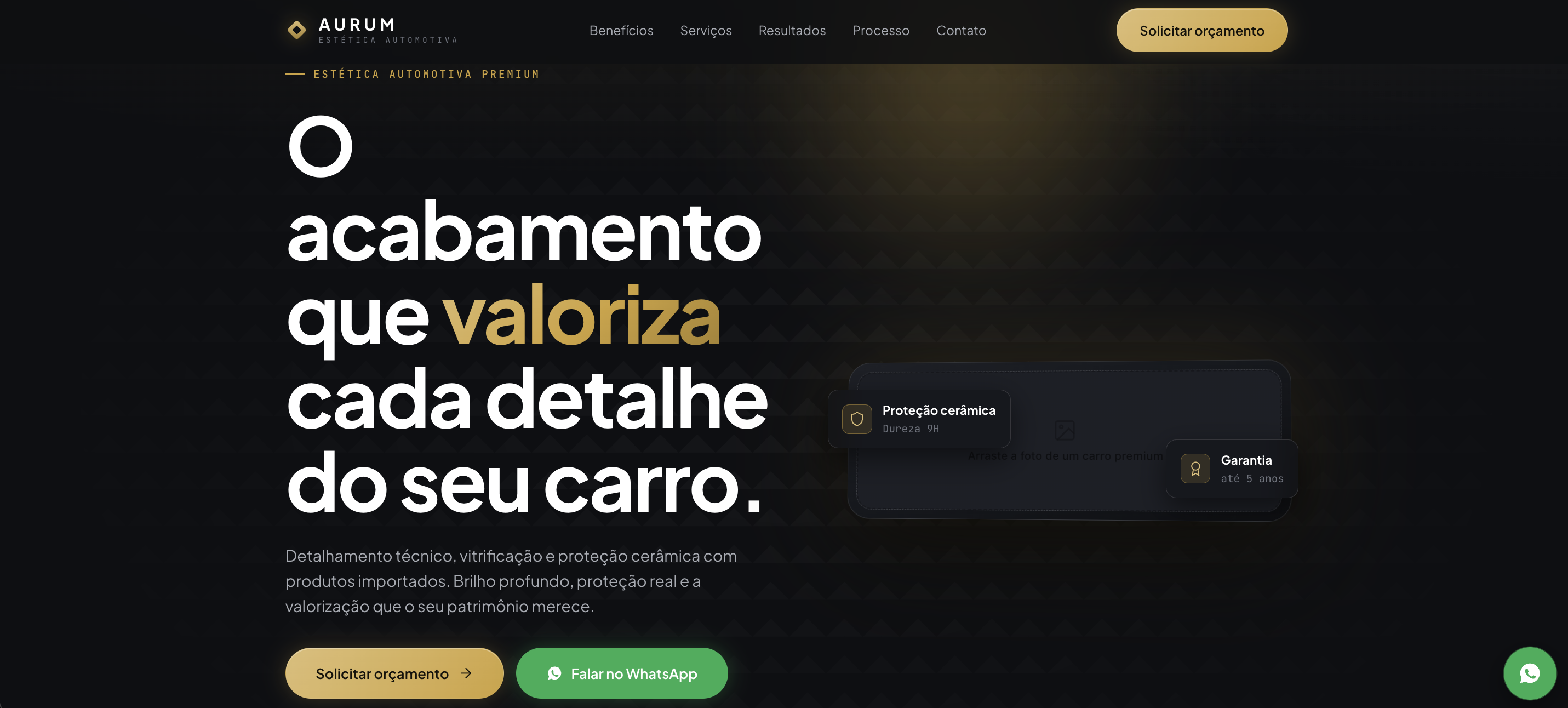 LP para Estética Automotiva Aurum